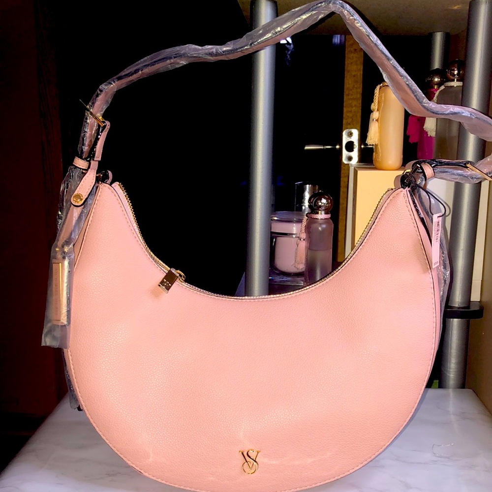 Victoria’s Secret crescent curve handbag in blush pink